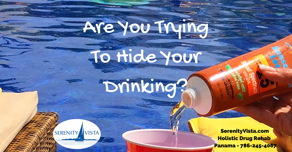 Do you Hide your Drinking ?. Many people struggling with addiction