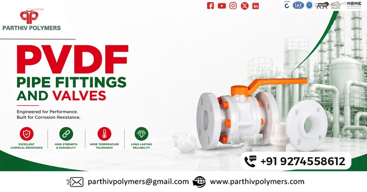 Industrial PVDF Valve and Pipe Fittings Supplier in Tamil Nadu