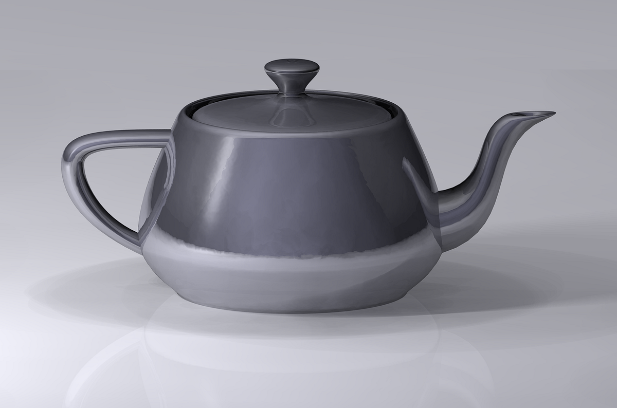 The little history of rendering — 1 Utah Teapot by Antoine Huot