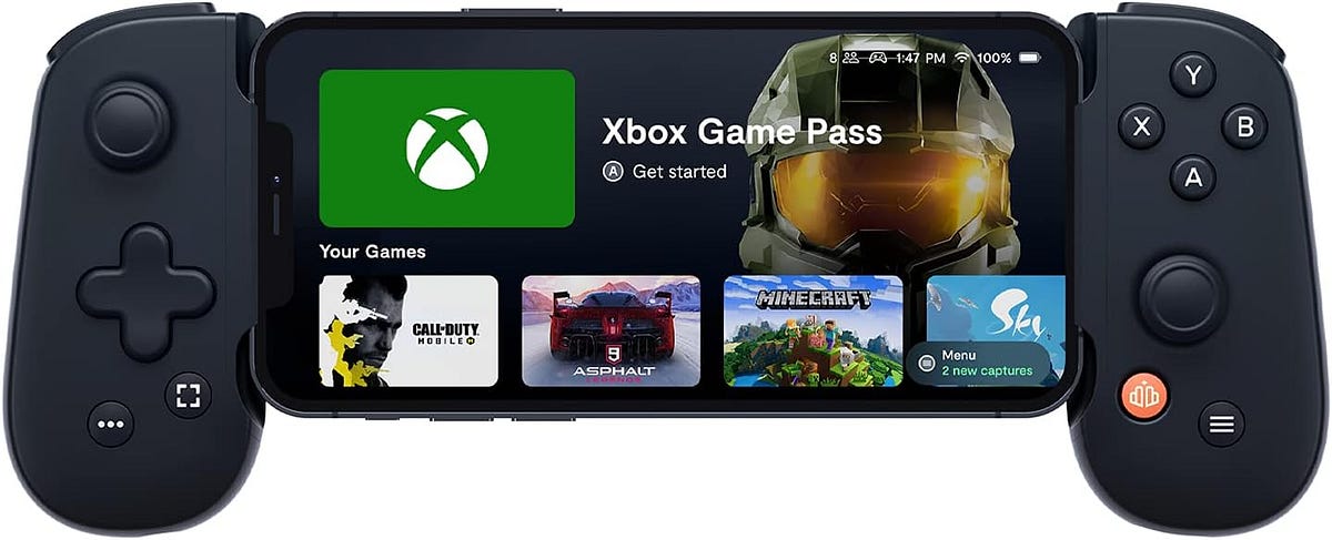 “Transform Your iPhone into a Gaming Console with the BACKBONE One Mobile Gaming Controller”