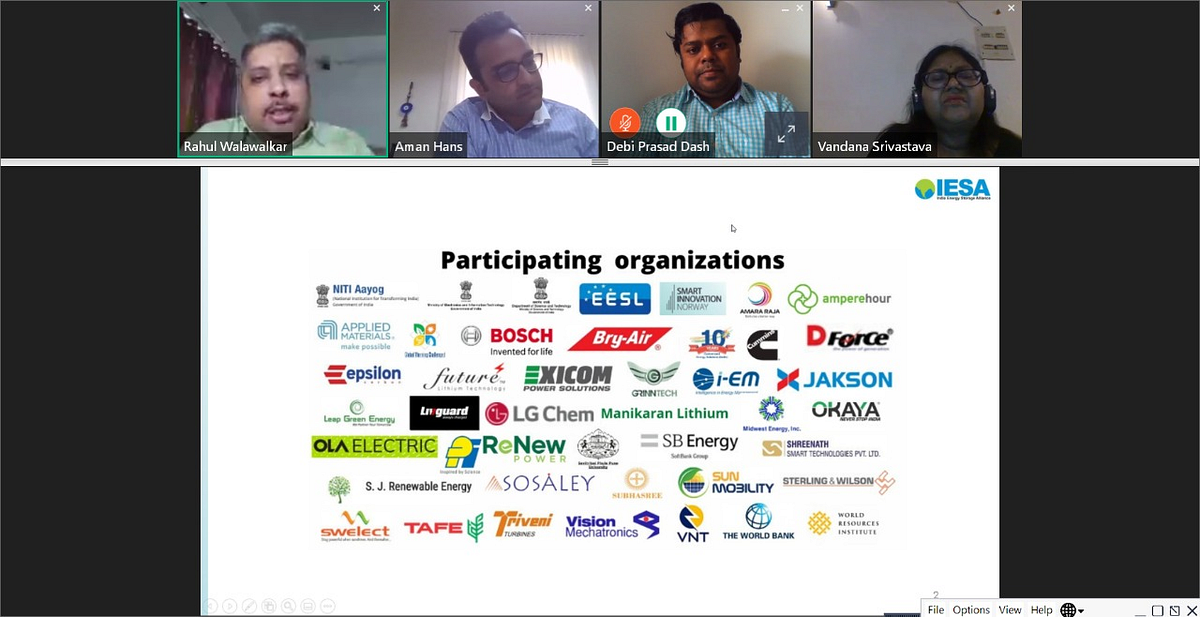 Make In India (IESA initiative). AtmaNirbhar Bharat — Energy Storage