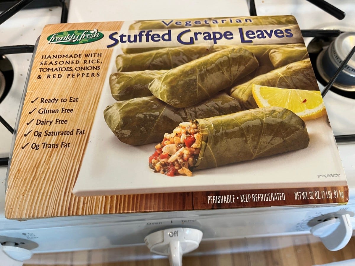 Costco Deli Review: Stuffed Grape Leaves (Dolmas)