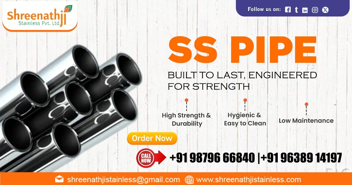 High-Quality Stainless Steel Pipe | 304, 316, Seamless and Welded