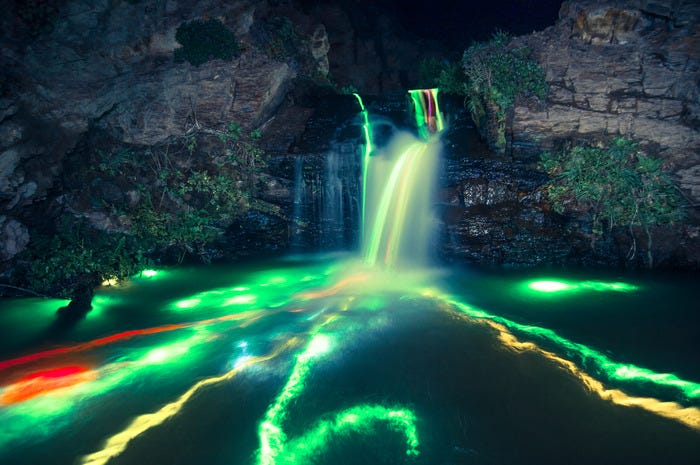 Neon Waterfalls are the Coolest Things You’ll Ever See — The Bold Italic — San Francisco