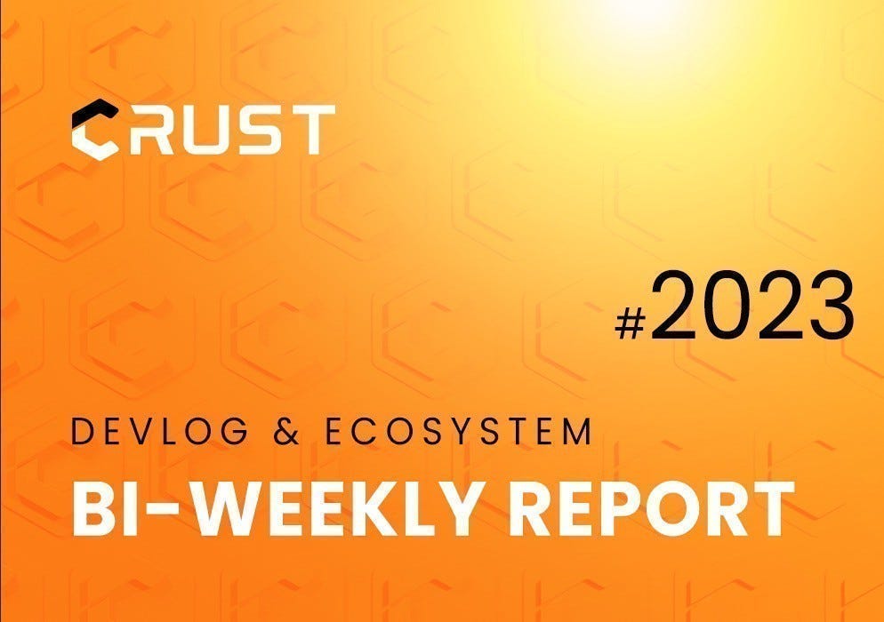 Crust Devlog | Sep 1st — Sep 30th, 2023