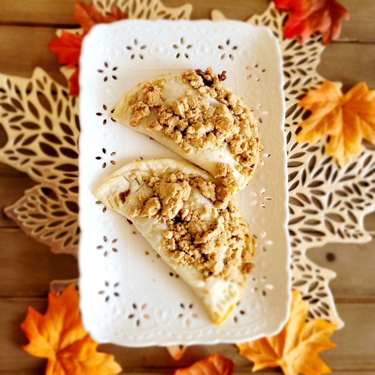 Baked Apple Hand Pies Recipe with Crumb Topping