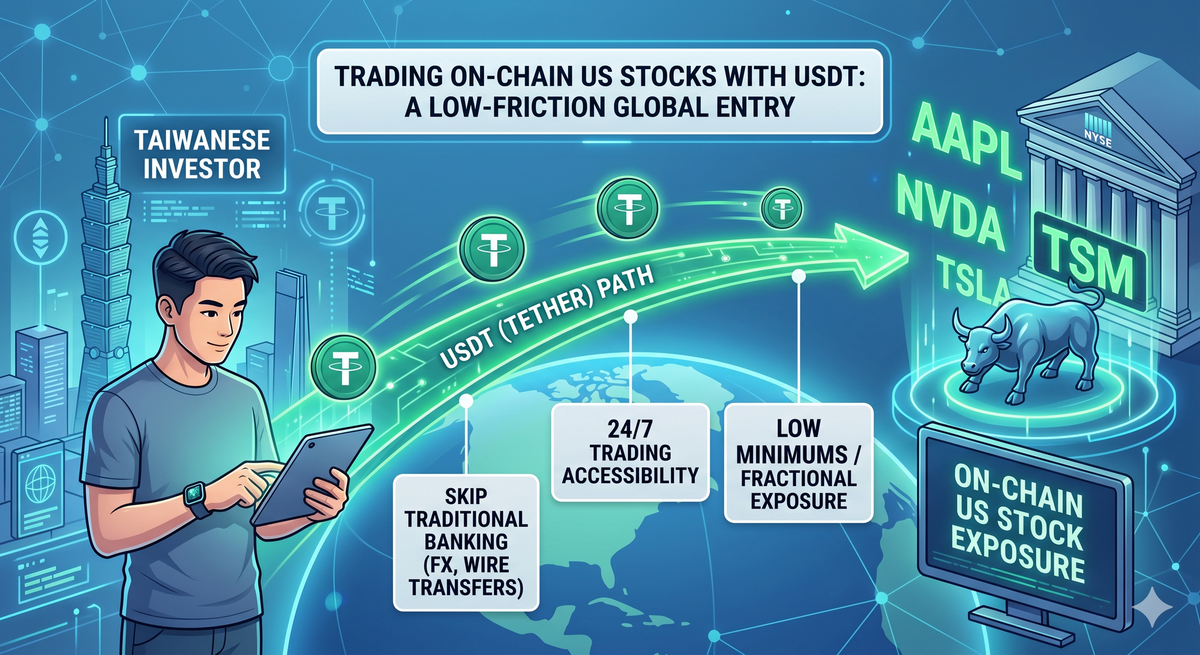 台灣人怎麼買美股？用 USDT 交易鏈上美股的完整指南