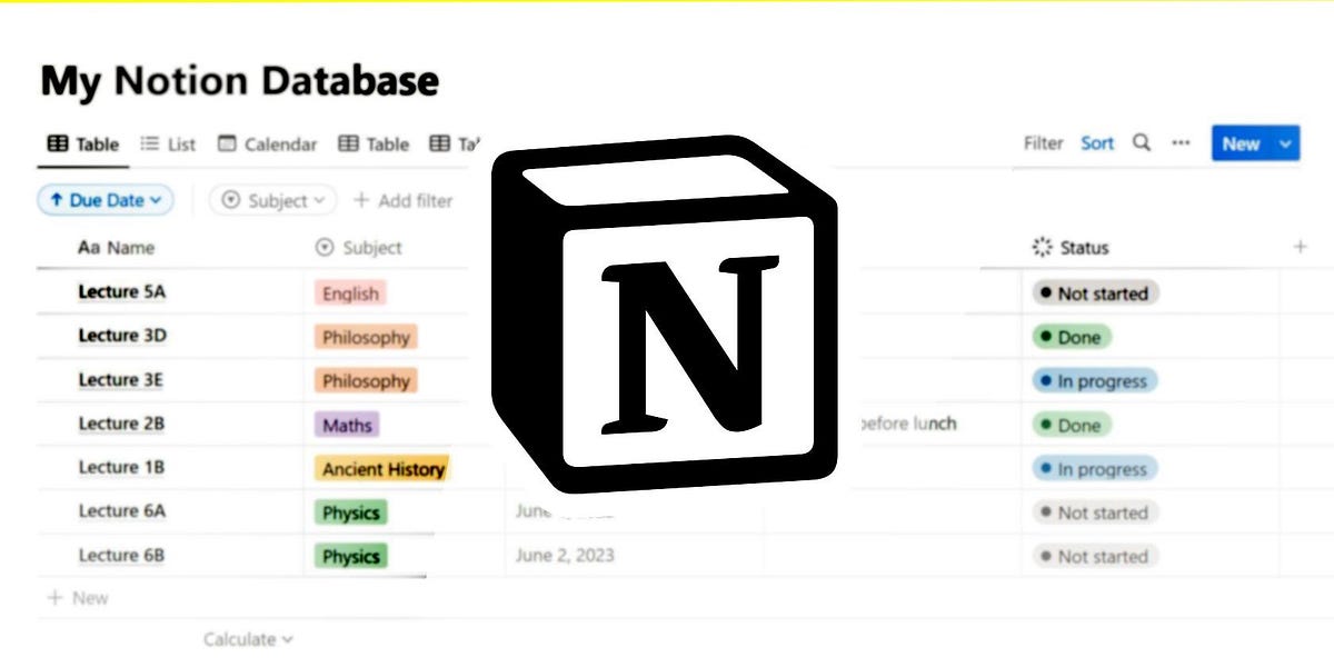 How to use Notion database to power your software and storage needs ...