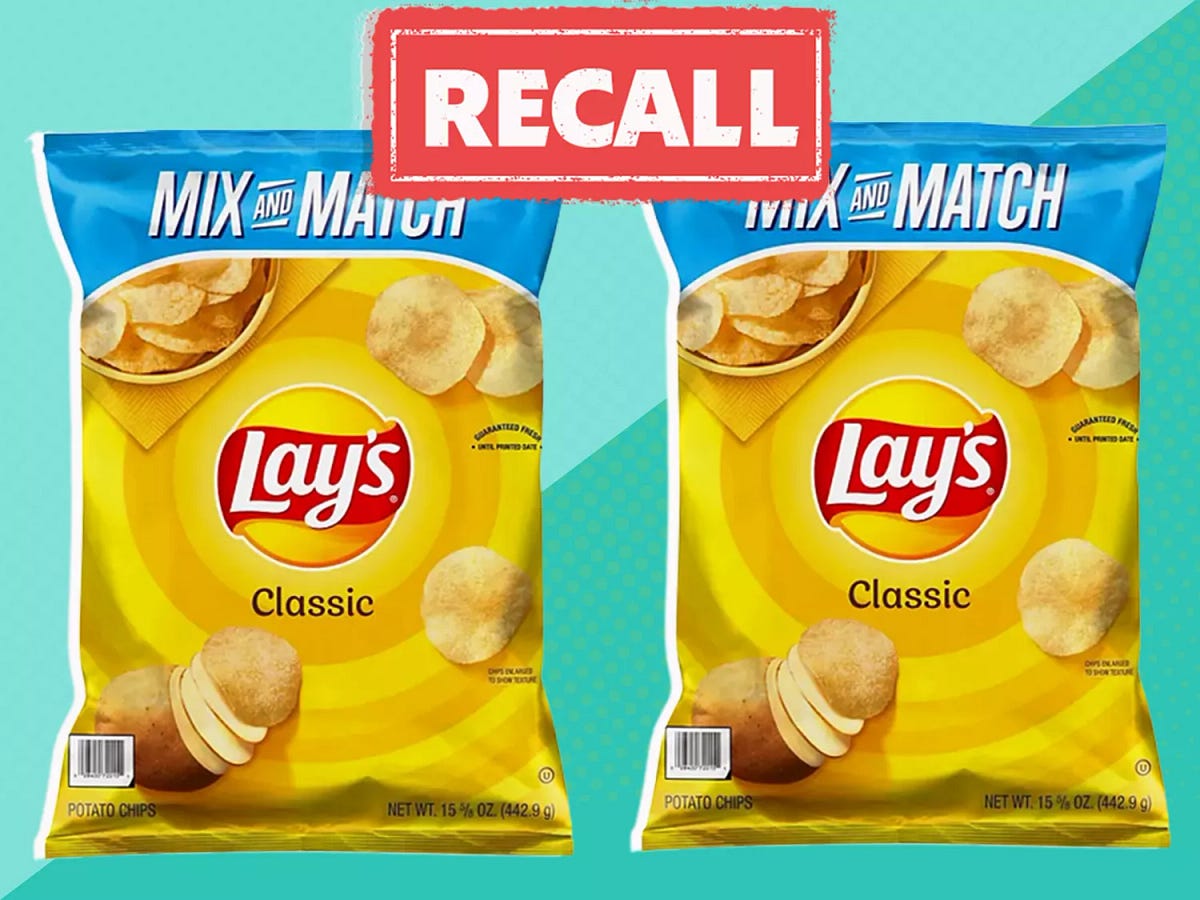 Some Lay’s Potato Chips Recalled Over Health Concerns by B A Little