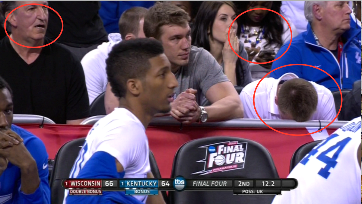 Which Sad Kentucky Fan Had the Saddest Reaction? by Alex B. Ride