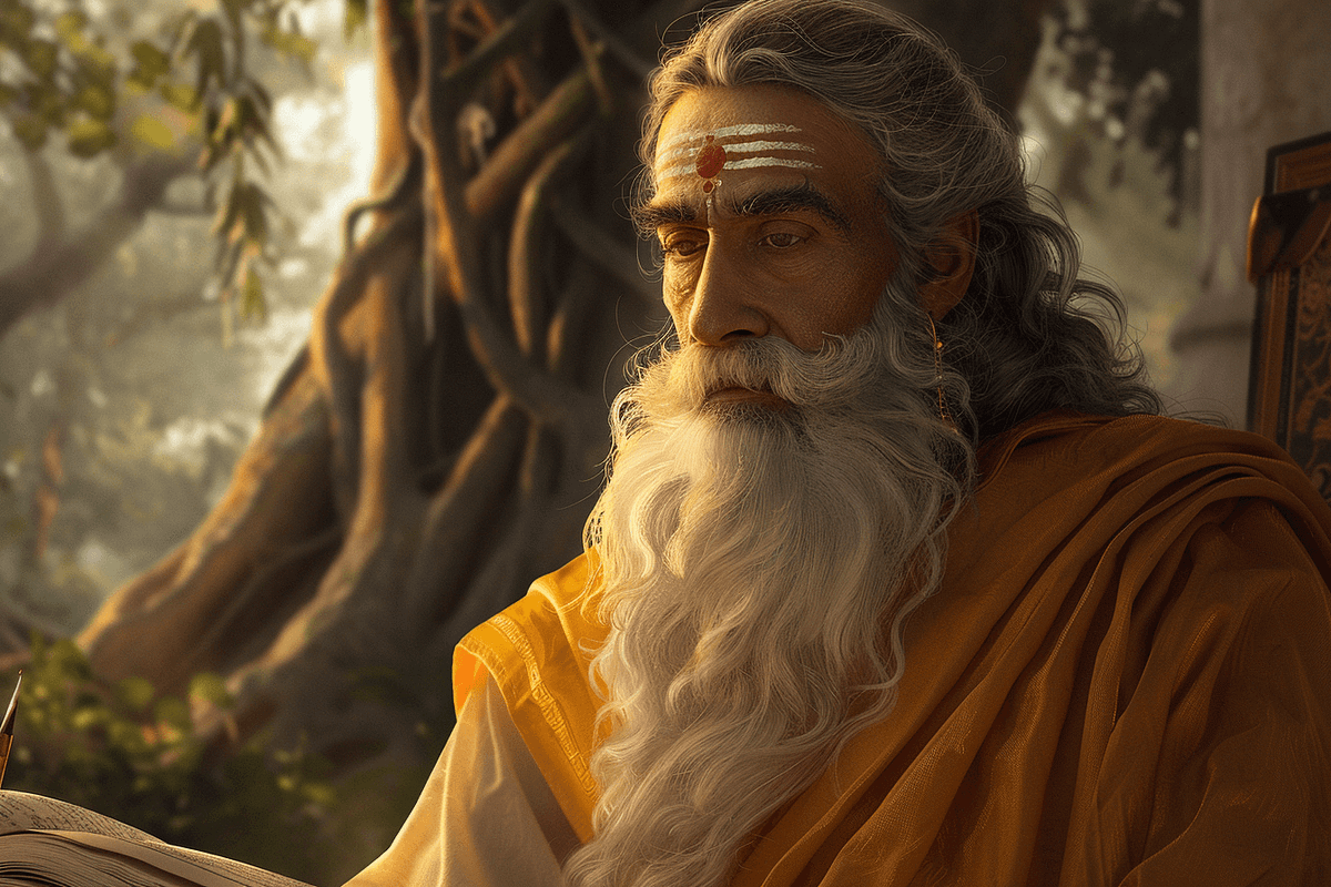 Veda Vyasa — The Immortal Sage. Veda Vyasa is a revered figure in… | by ...