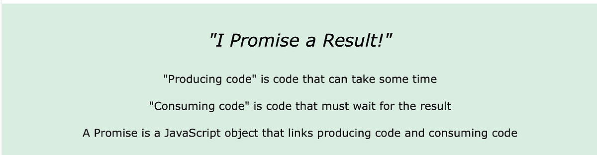 What are promises in JavaScript?. I first came across promises on a ...