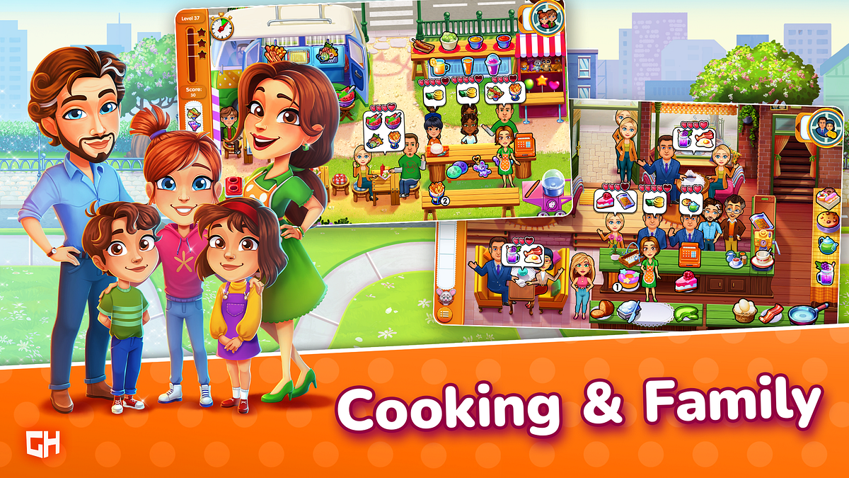 Delicious Cooking and Romance Mod APK v2.3 (Unlocked) by Mobile