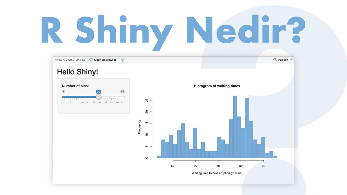 R Shiny Nedir?. Shiny, R’da etkileşimli web… | by Kadir Turan | Medium