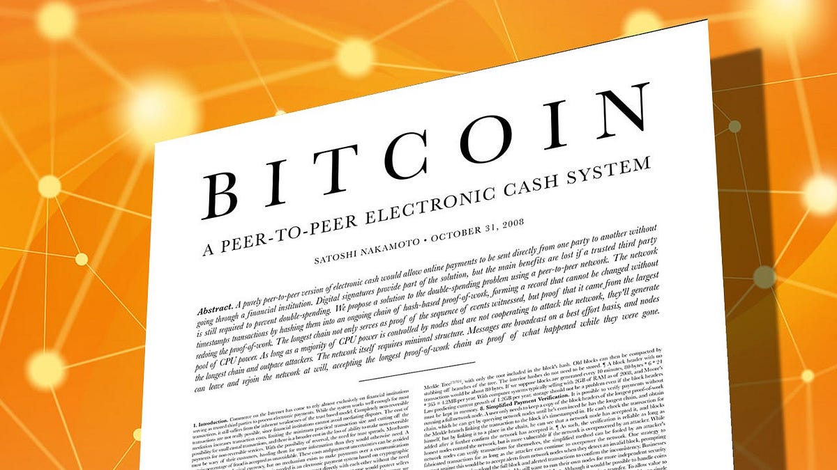 14th Anniversary of Bitcoin Whitepaper | by Rick Mulvey | Coinmonks | Medium
