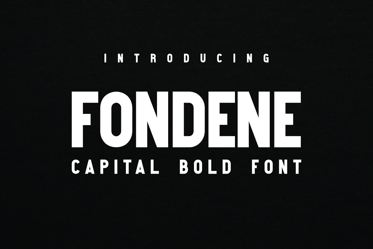 Fondene Font (Sans Serif Fonts)
