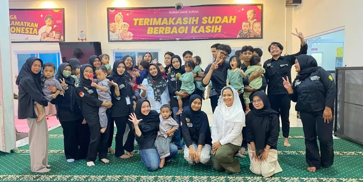 UKM PIB USM BUKA BERSAMA ANAK PANTI ASUHAN RUMAH ANAK SURGA