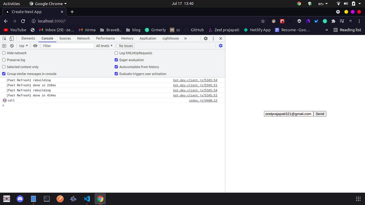 How Send Email In Next Js App With Email Js Module? by zeel prajapati Medium