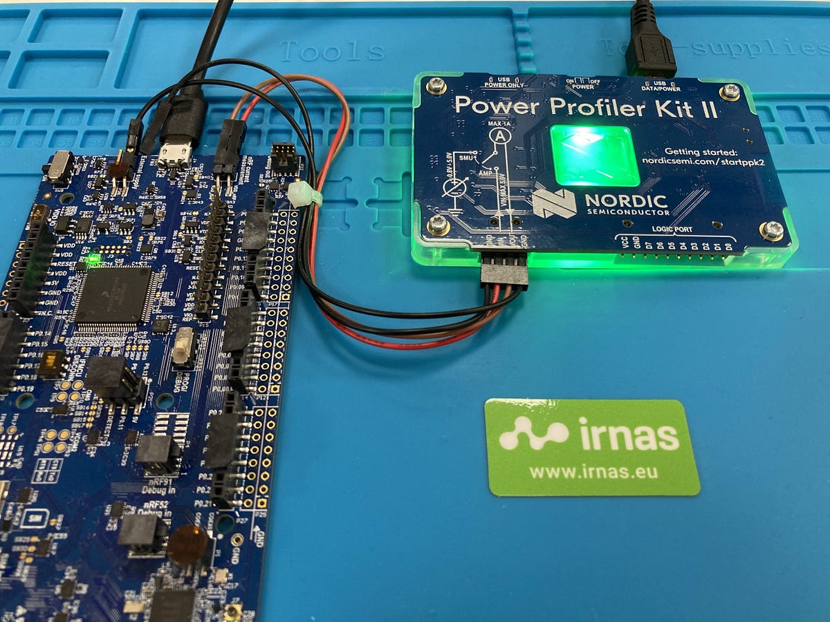 Easy power profiling PPK2 IRNAS Medium