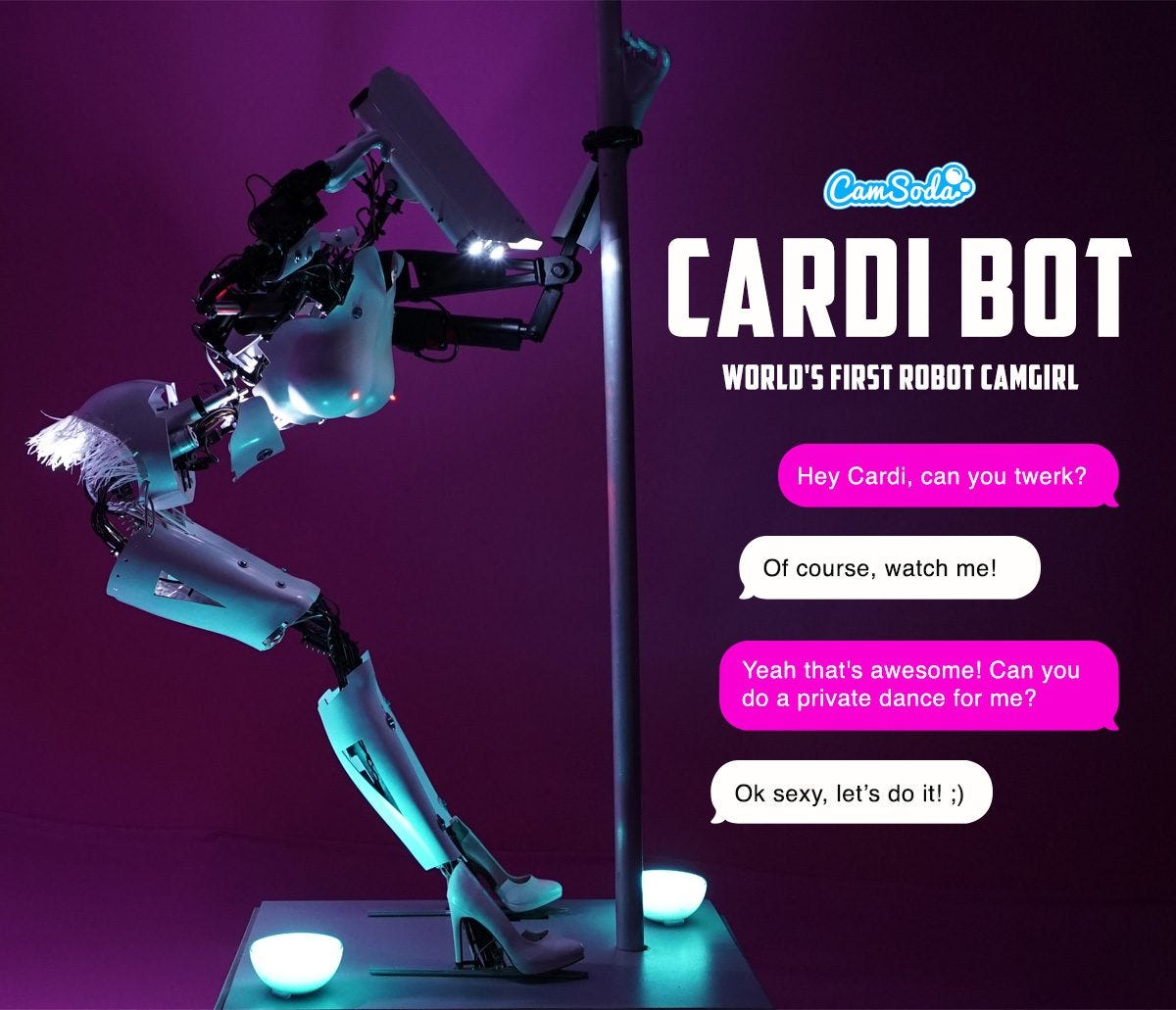 Dancing with Sex Robots? Yes You Cam! | by Alice Bonasio | Medium