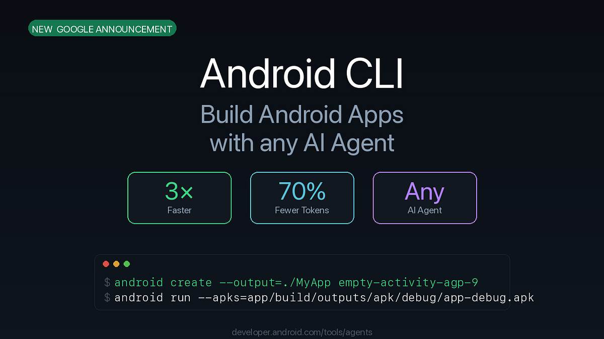 Android CLI: Build Android Apps 3x Faster With Any AI Agent | by ...