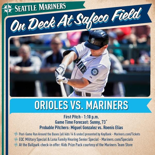 Mariners Team Store Events  From the Corner of Edgar & Dave