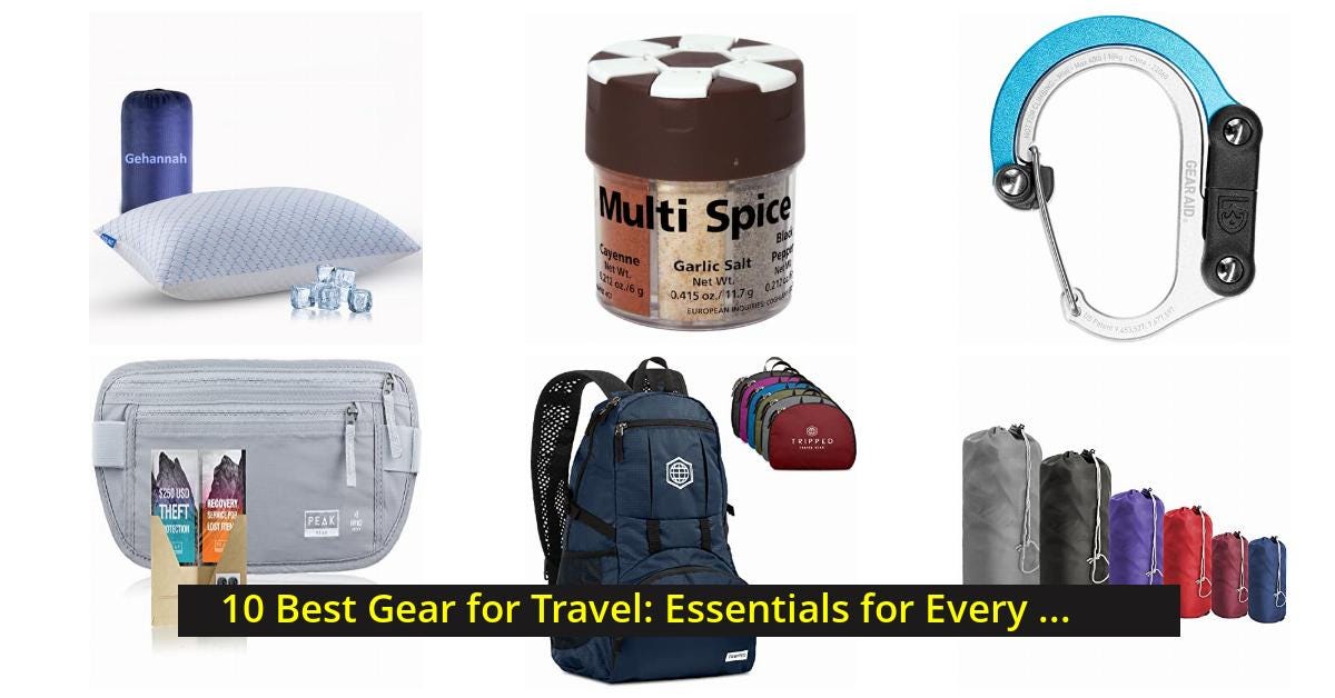 10 Best Gear for Travel Essentials for Every Adventure by Solo