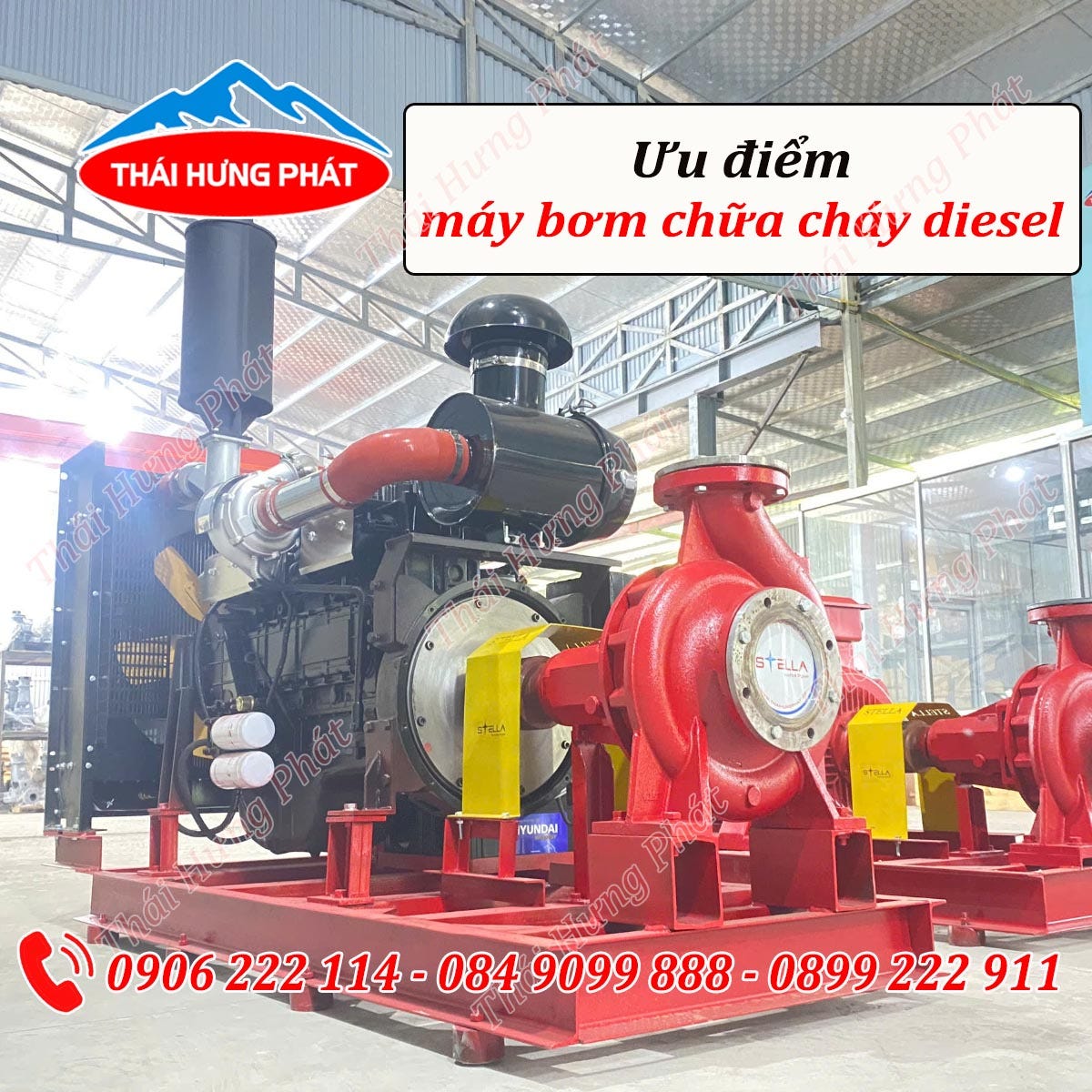 Đánh giá chi tiết bơm chữa cháy sử dụng động cơ diesel: Ưu, nhược điểm