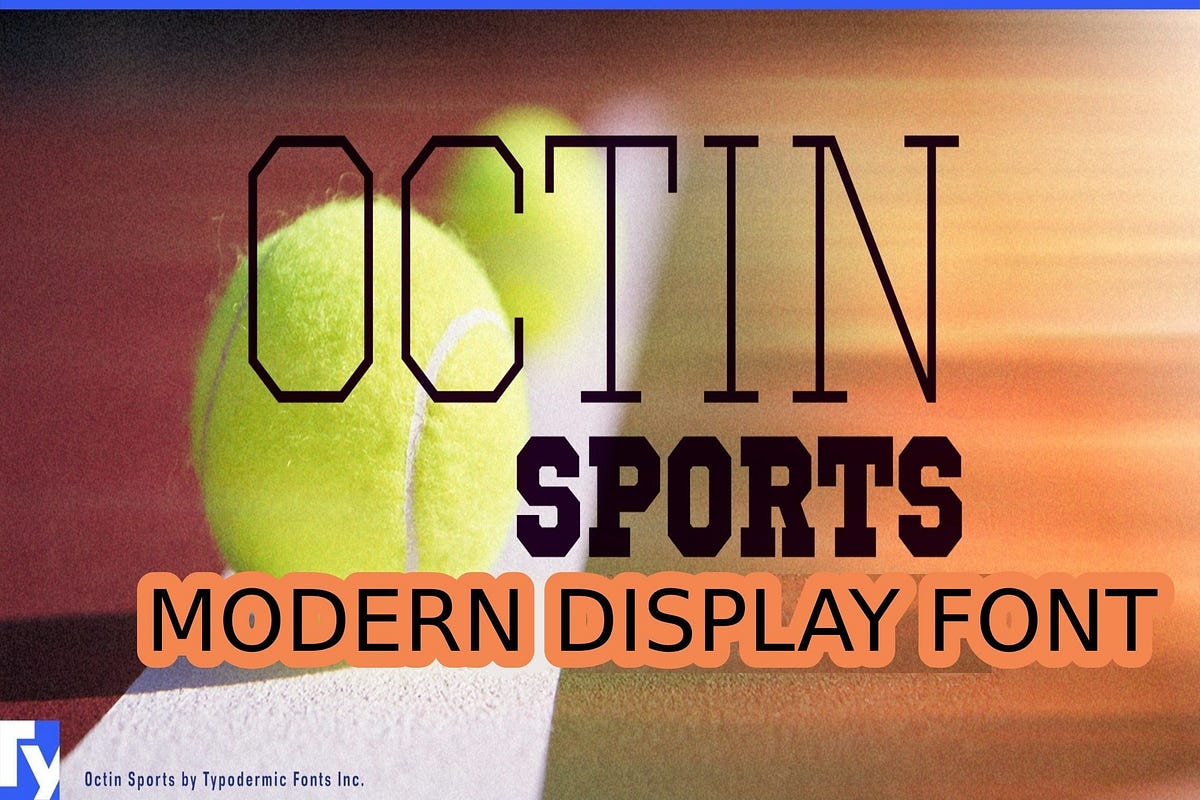 Octin Sports Font Free Download by Prismpixel May, 2024 Medium