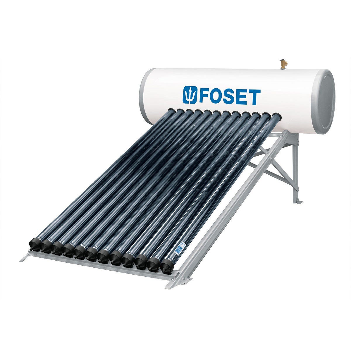 How can I ensure the proper drainage of my solar water heater? Combi