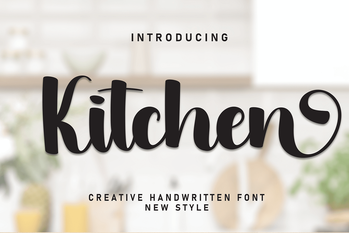 Kitchen Font - Fontmaven - Medium