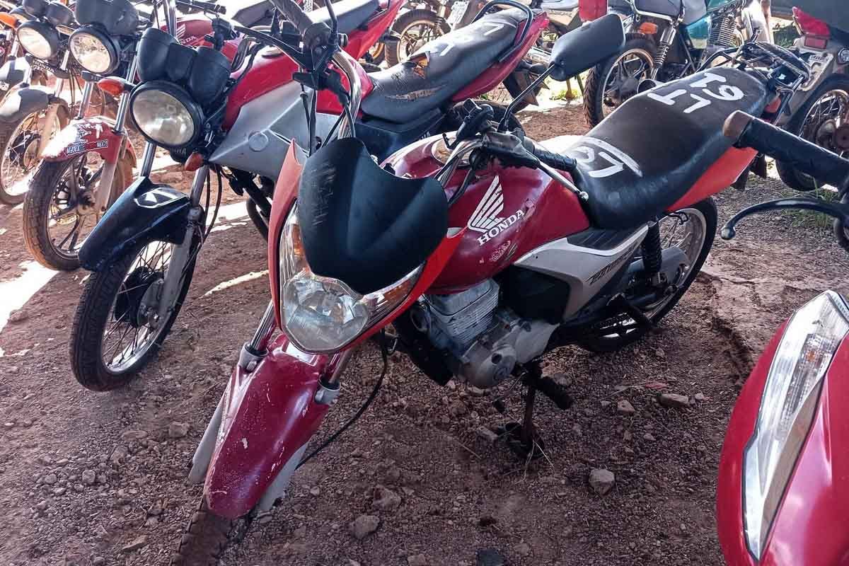 Leilão do Detran-MS oferece 127 motos com lances a partir de R$ 1 mil; veja como participar
