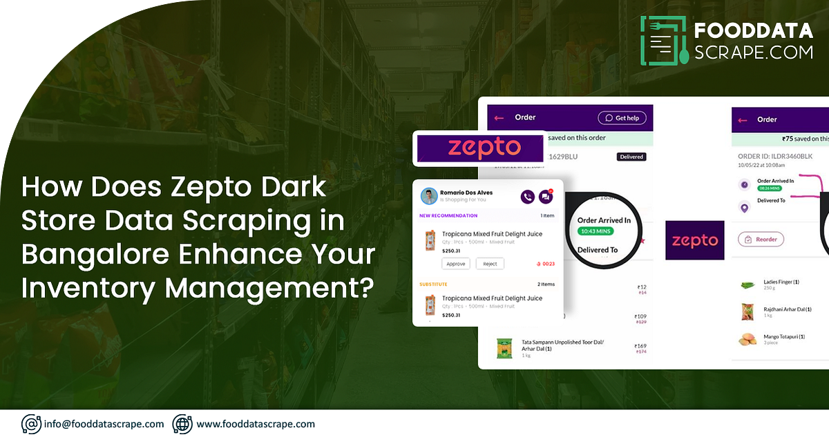 How Does Zepto Dark Store Data Scraping in Bangalore Enhance Your ...