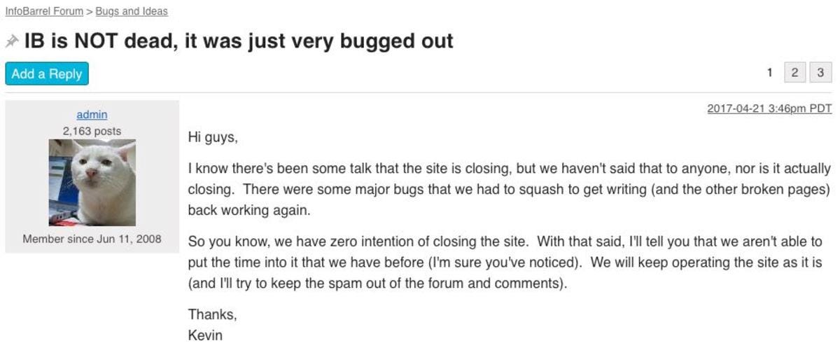Source: The Admin’s post in the forum.