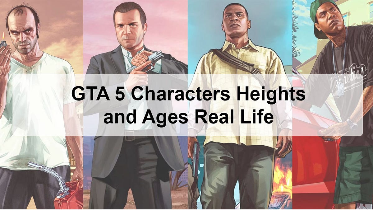 Protagonist Height in GTA Games (Evolution) 