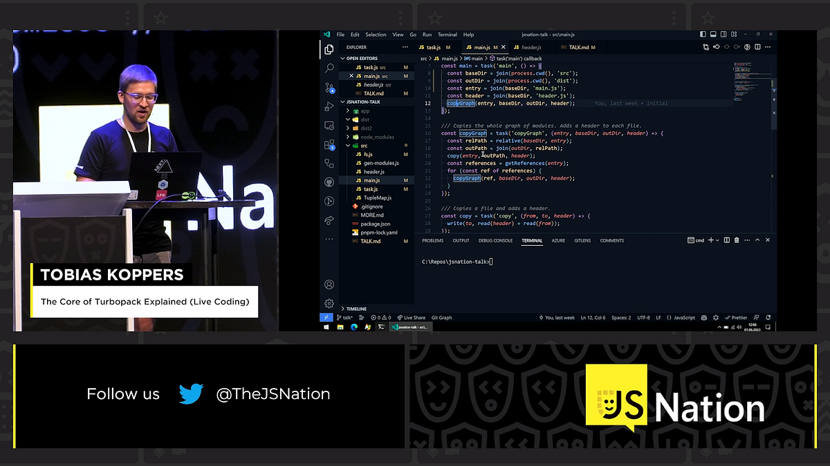 Turbopack — Revolutionizing Application Bundling [JS Nation — Tobias
