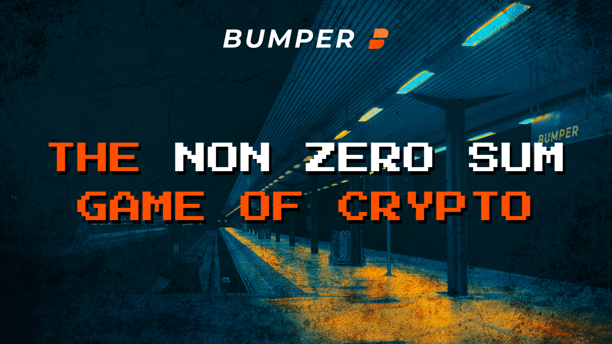 The NonZero Sum Game of Crypto. Crypto trading is a zero sum game