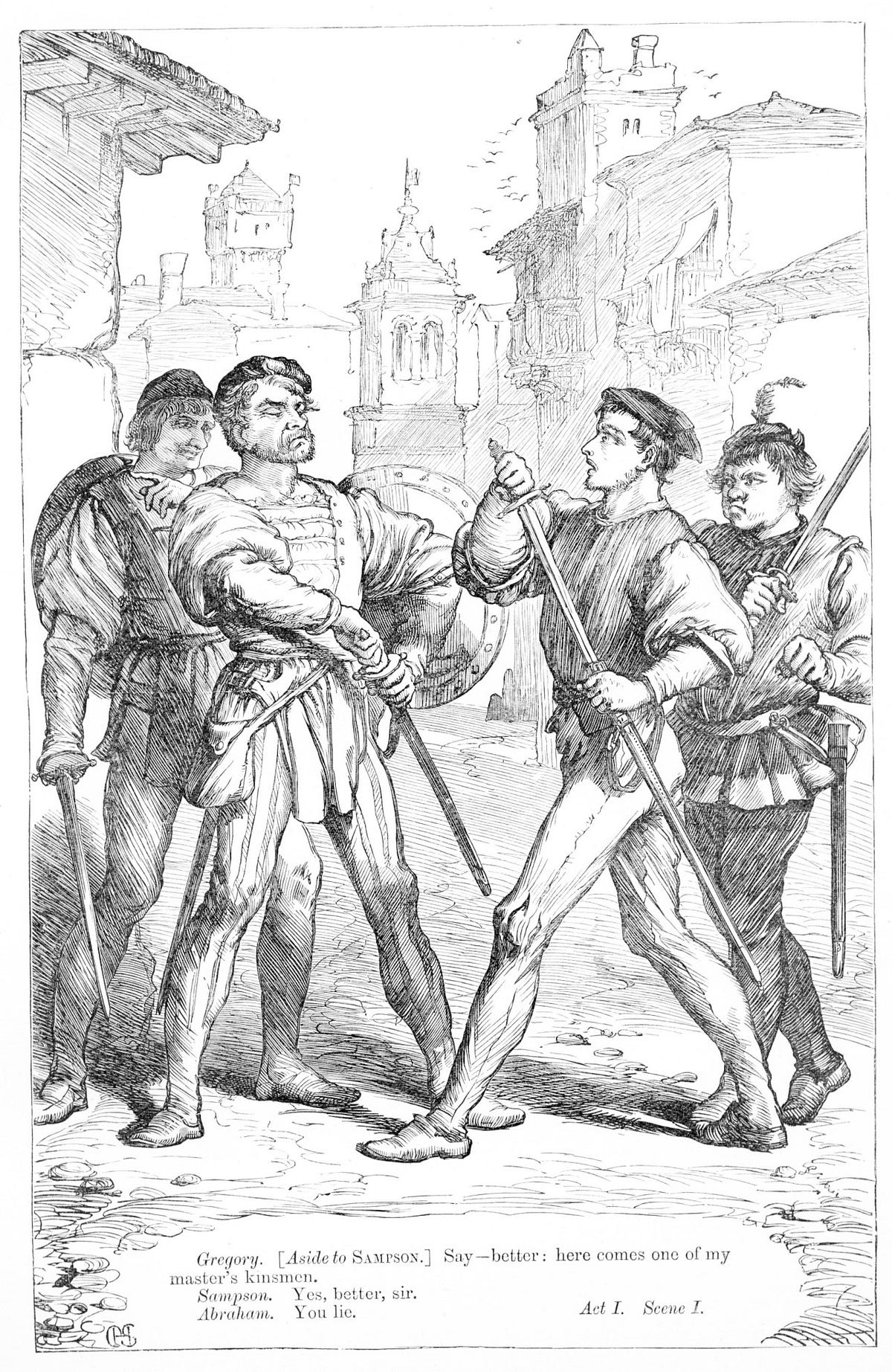 Opening scene Romeo & Juliet. This opening scene, with all of its