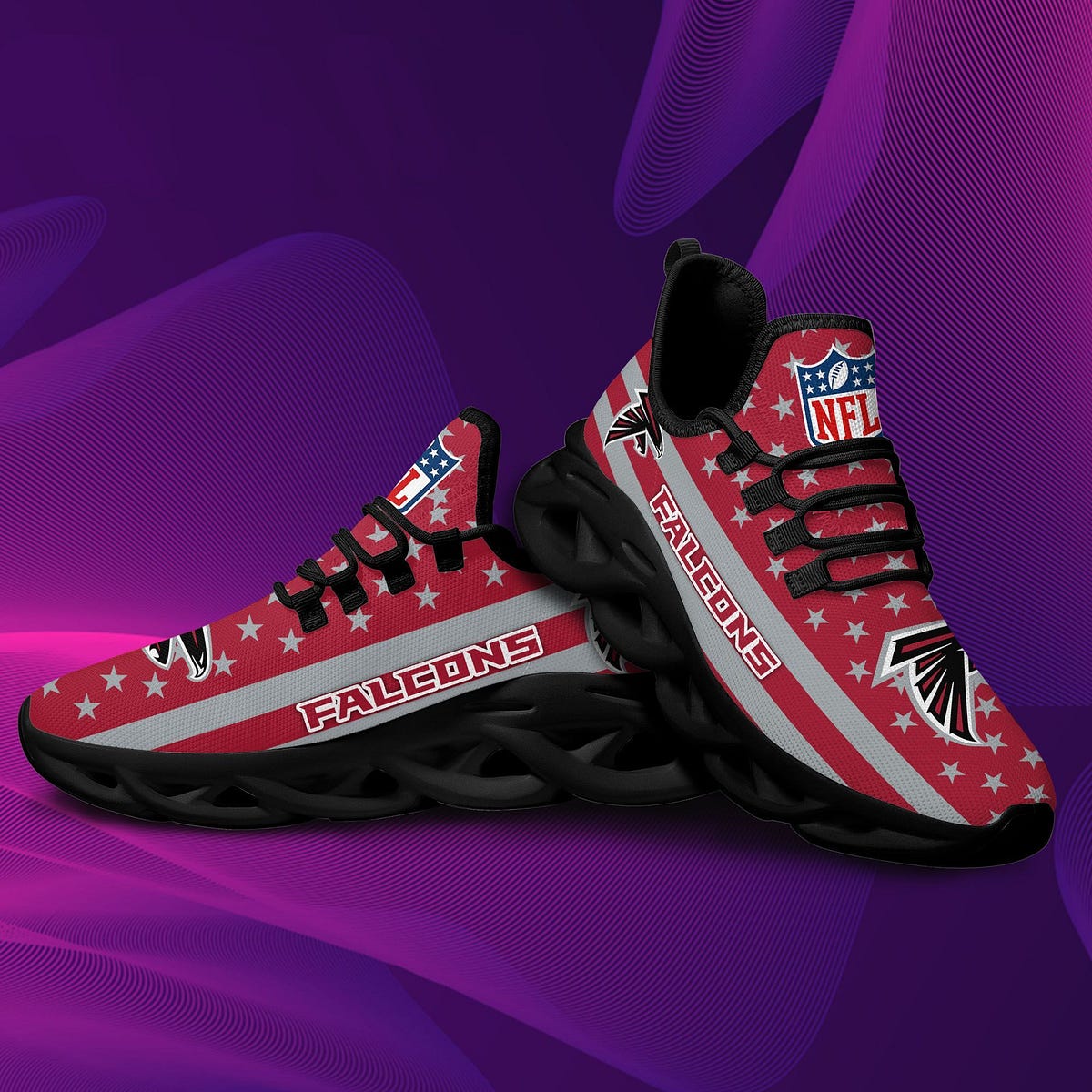 Atlanta Falcons Shoes Representing the Passion and Pride of the City by Beautiful Day Shop