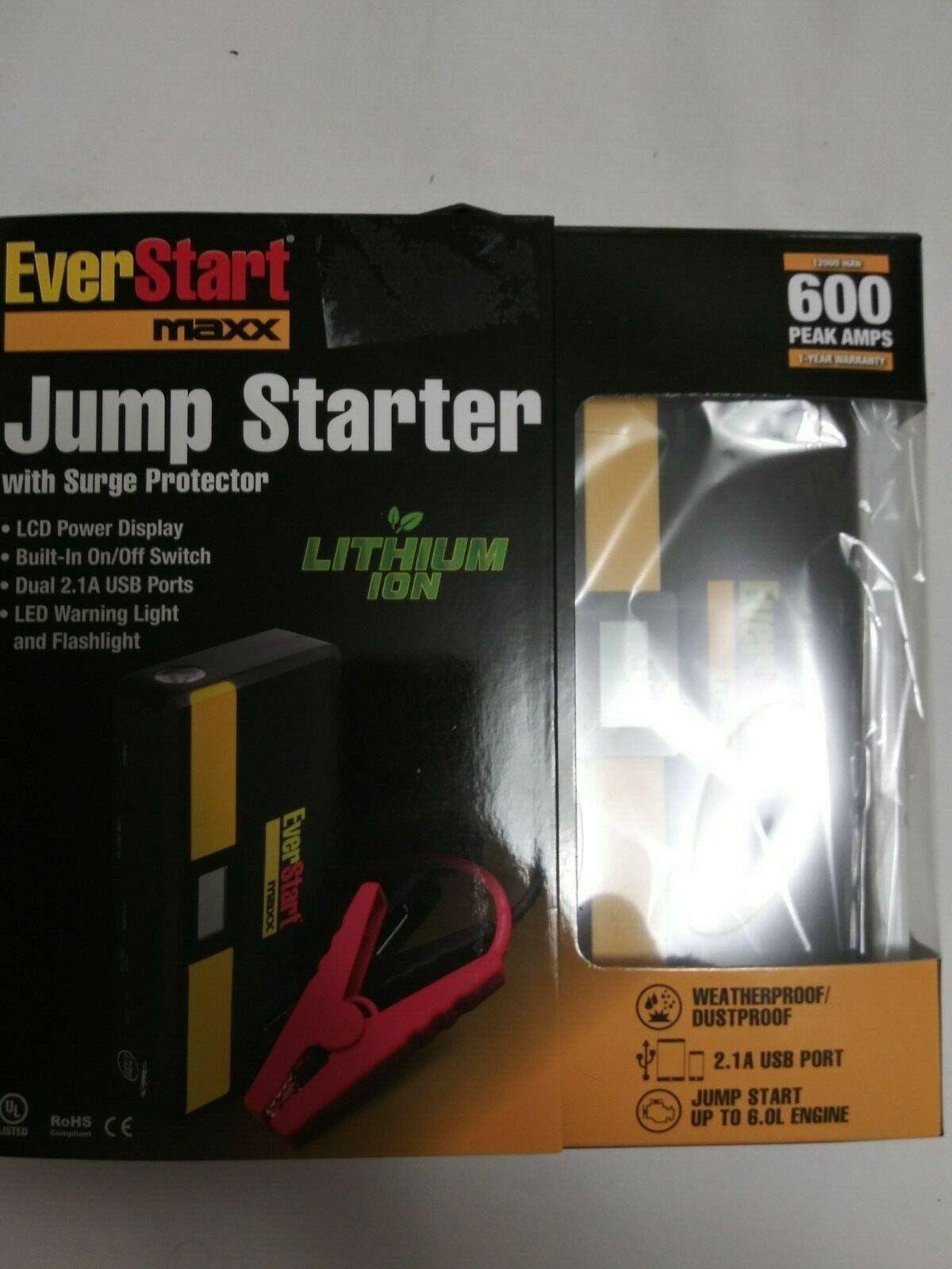 How long does it take to charge EverStart Maxx jump starter? by