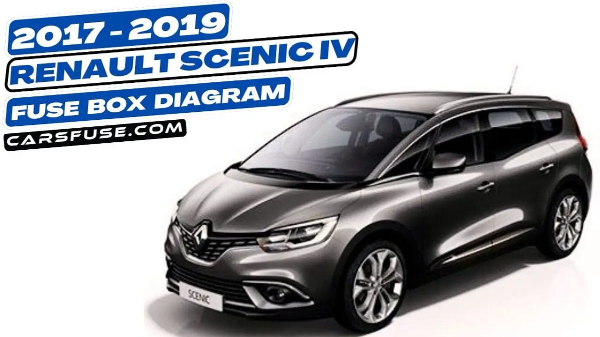 20172019 Renault Scenic IV Fuse Box Diagram by Cars Fuse Medium