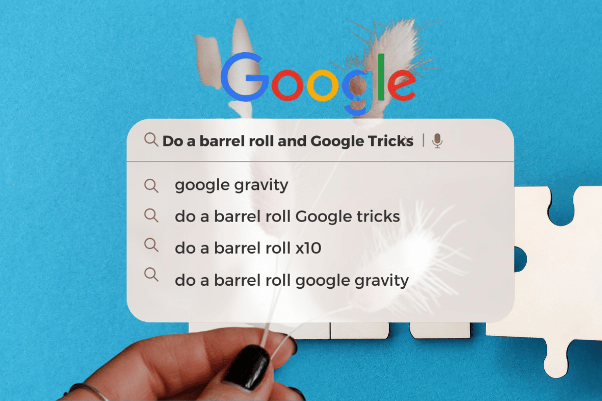 Do A Barrel Roll in Google and Z or R twice in Google 