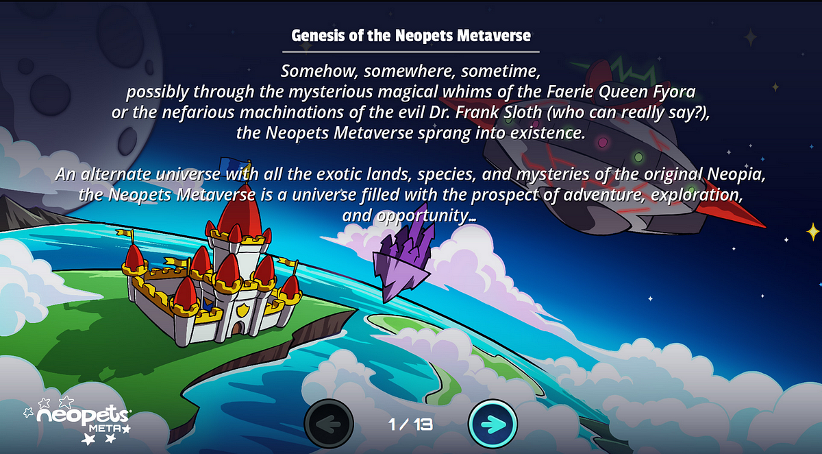 Neopets Metaverse Showcase Features Our Storyline by Neopets