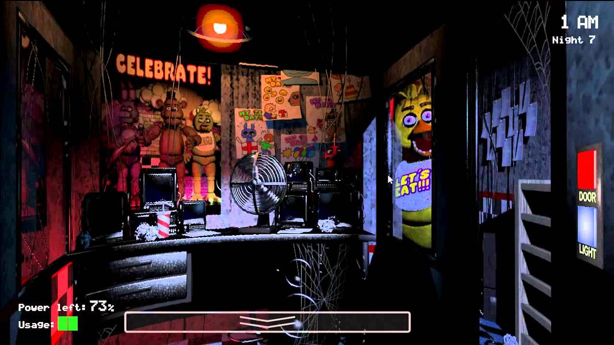 So, if we were to look at FNAF 1's paycheck, and if Freddy