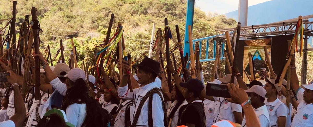 A congress of the Kankuamo people in Atanquez, our ancestral Indigenous Territory. This congress serves as an autonomous space for decision making, governance, and political authority.