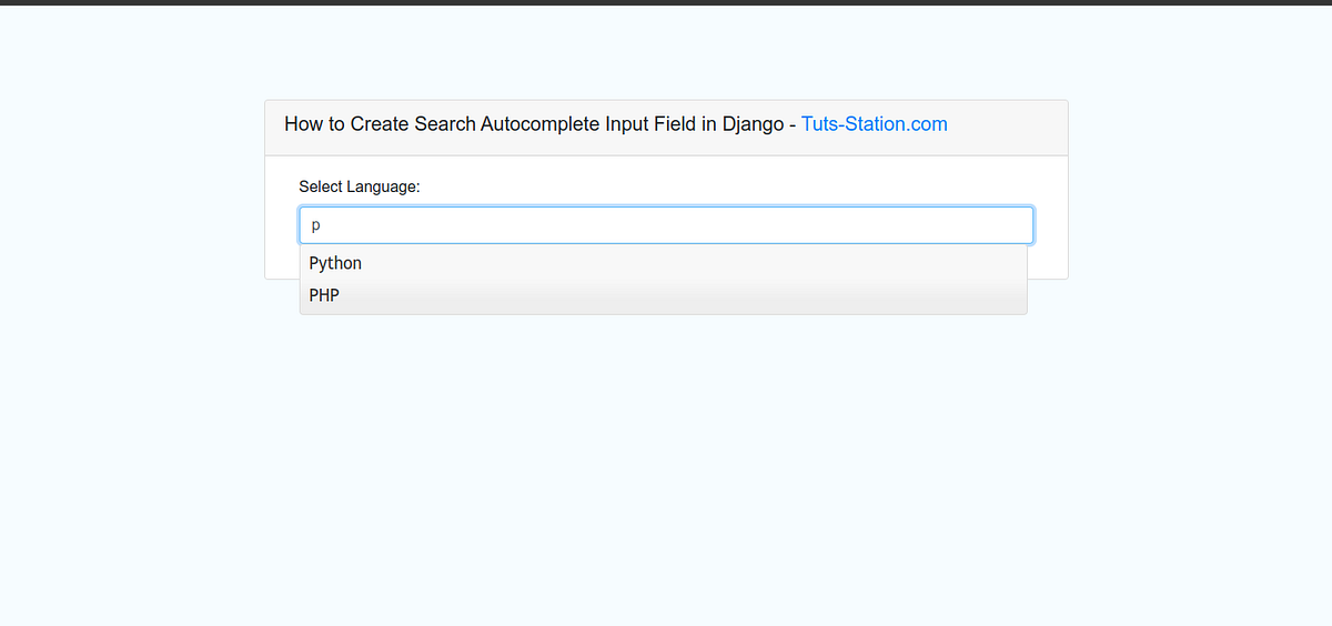 How to use Search Autocomplete Input Field in Django? | by Bhavesh ...
