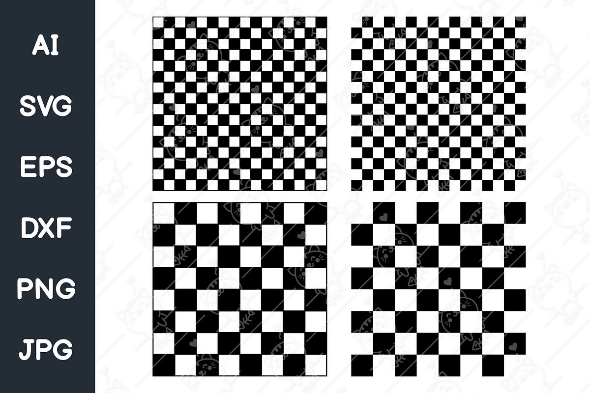DIY Checkerboard Design Tool Checkerboard Pattern Stencil - Reusable ...