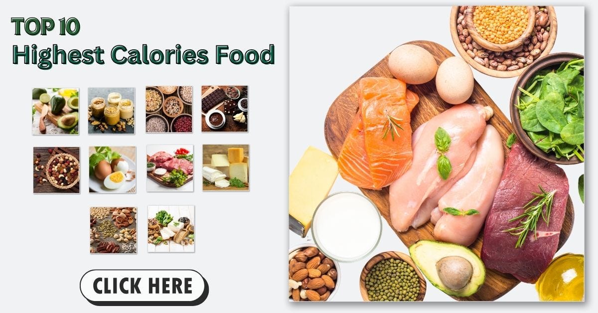 Top 10 Highest Calories Food. to a journey of flavors and… by