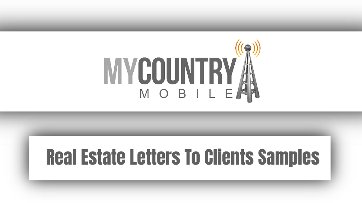 Real Estate Letters To Clients Samples by Shehzad Mcm Medium