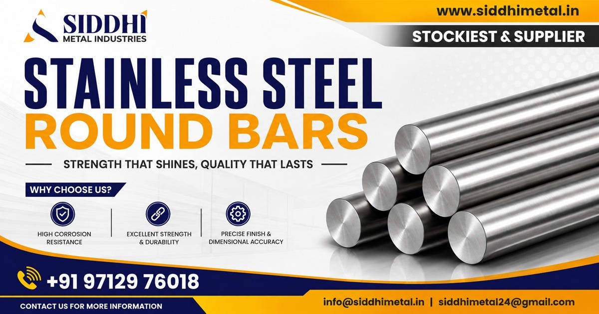 Stainless Steel Round Bars in Tamil Nadu